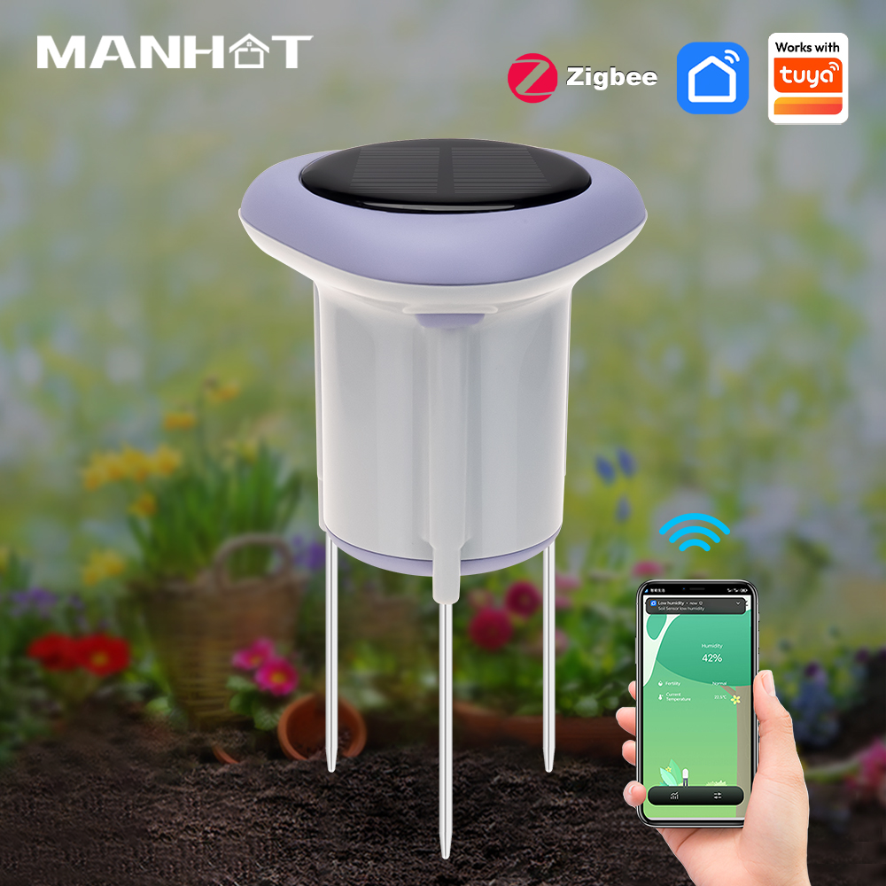 Smart Soil Sensor - جهاز استشعار التربة الذكي MANHOT Zigbee