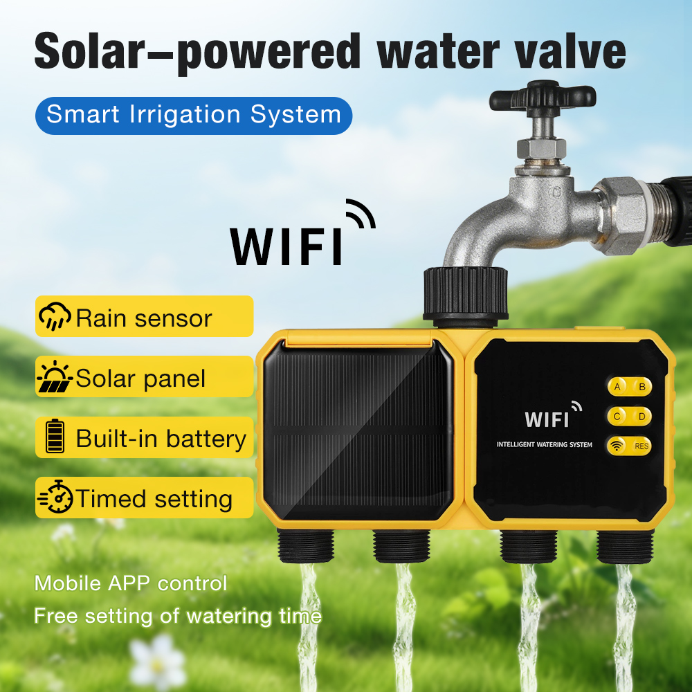 Wifi Irrigation Timer - مؤقت ري شمسي يعمل بالواي فاي،