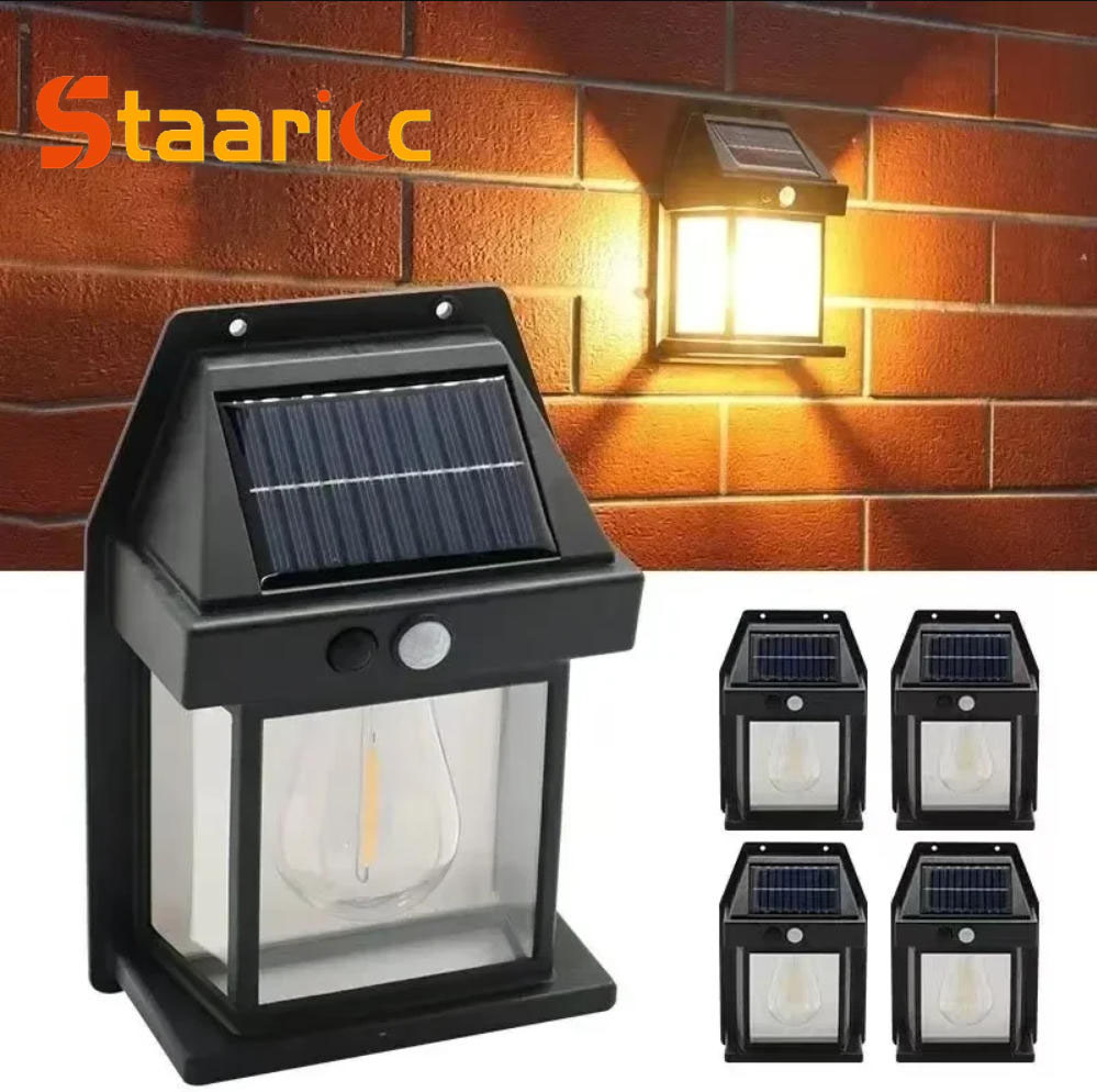 Smart Garden Solar - مصباح جداري خارجي يعمل بالطاقة الشمسية
