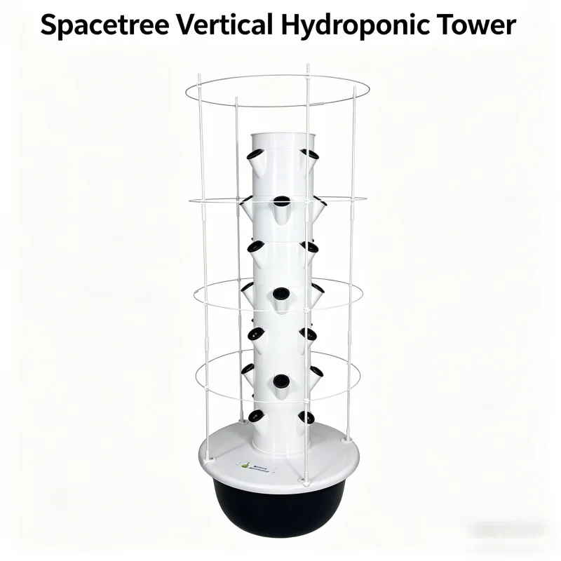 Smart Garden Tower - نظام حديقة عمودية ذكية للزراعة المائية