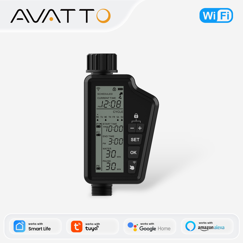 Smart Garden Tower - مؤقت سقي الحديقة الذكي AVATTO Tuya