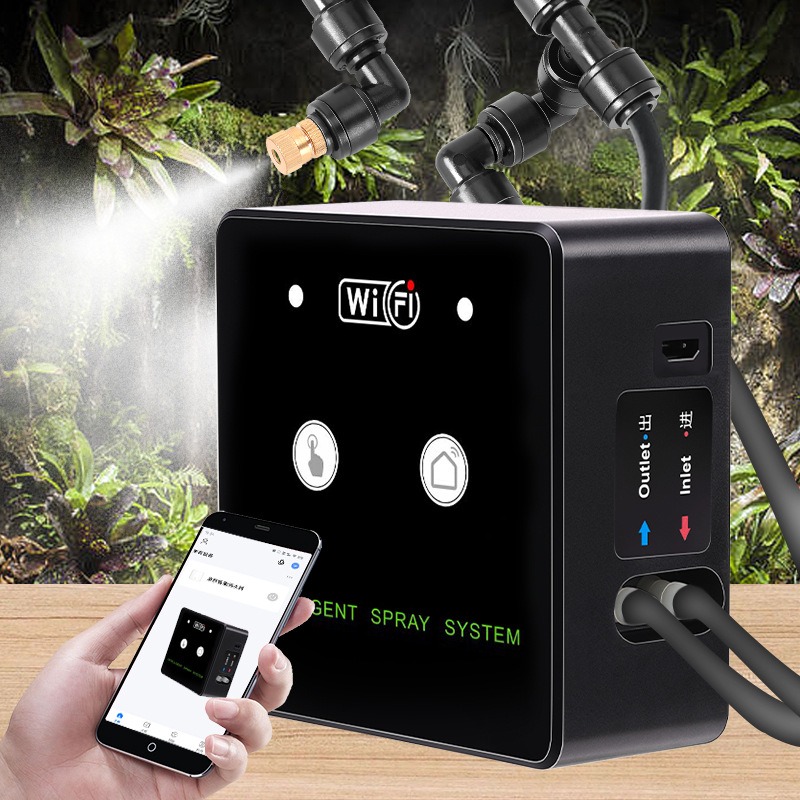 بخاخ الغابات المطيرة واي فاي ا - مراجعة Wifi Irrigation Timer وسعره