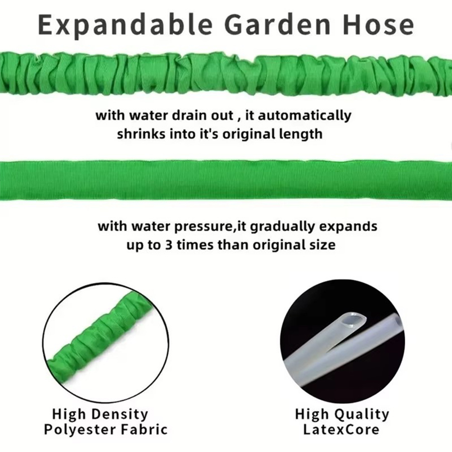 خرطوم حديقة قابل للتمدد من 25  - مراجعة Smart Garden Diy وسعره