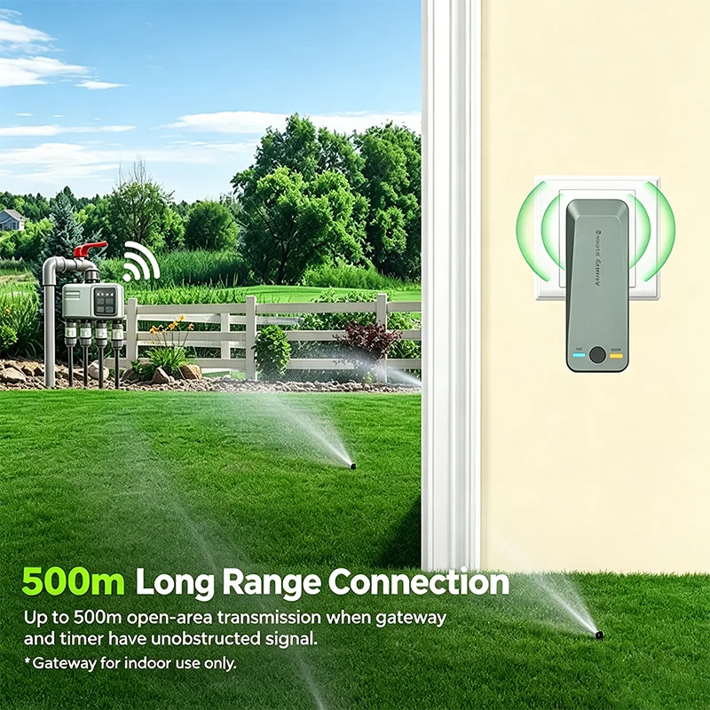 نظام ري ذاتي للنباتات مع مؤقت  - مراجعة Wifi Irrigation Timer وسعره