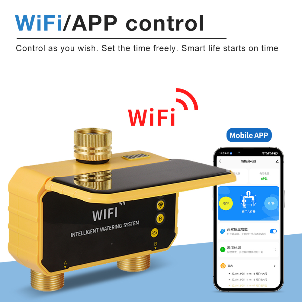 مؤقت ري شمسي يعمل بالواي فاي،  - مراجعة Wifi Irrigation Timer وسعره