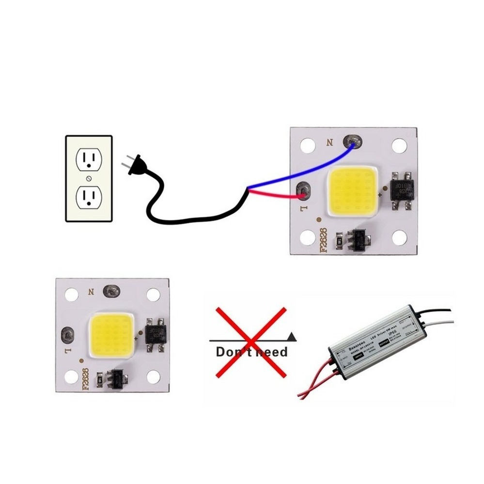10 واط COB وحدة 220 فولت LED ر - مراجعة Smart Garden Diy وسعره