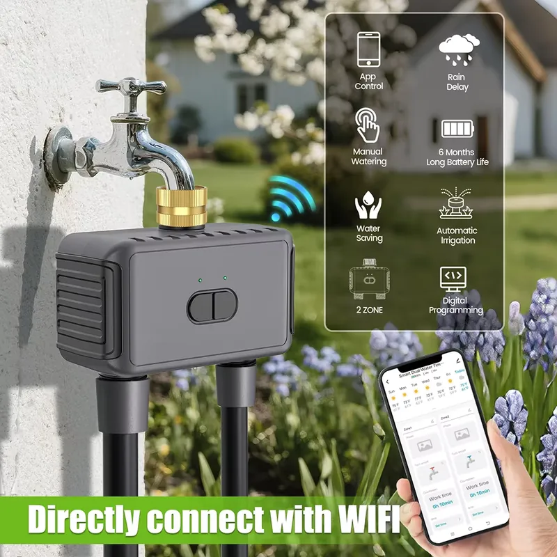 WAP01 مؤقت ري ذكي بتحكم عبر تط - مراجعة App Smart Garden وسعره