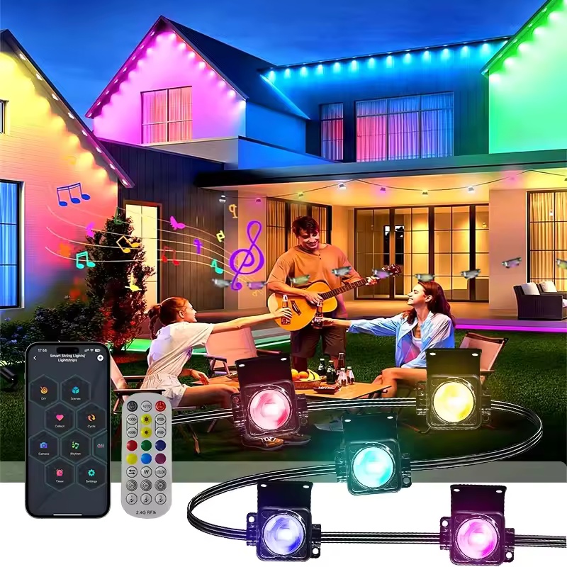 إضاءة ذكية RGBIC للحواف بطول 1 - مراجعة App Smart Garden وسعره