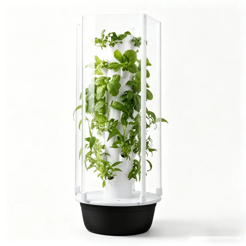 نظام زراعة عمودي ذكي من SpaceT - مراجعة Smart Garden Tower وسعره