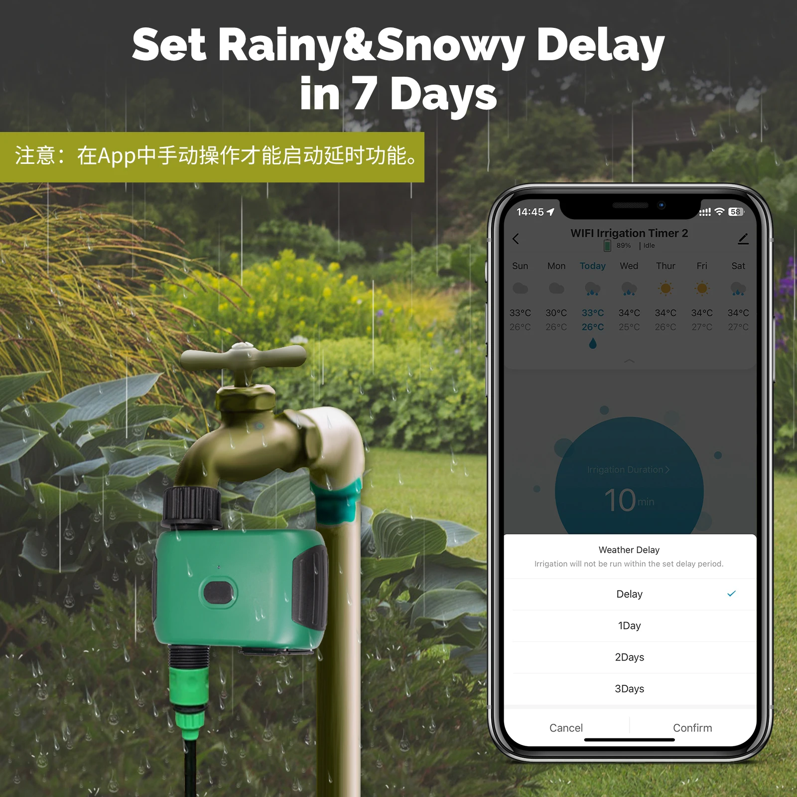 MOES Tuya Smart WiFi 1 منفذ نظ - مراجعة Wifi Irrigation Timer وسعره