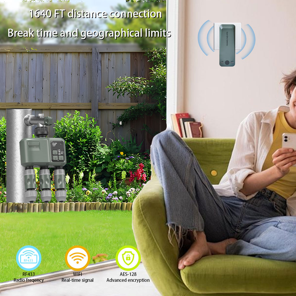 جهاز تحكم بالري الأوتوماتيكي ا - مراجعة Wifi Irrigation Timer وسعره