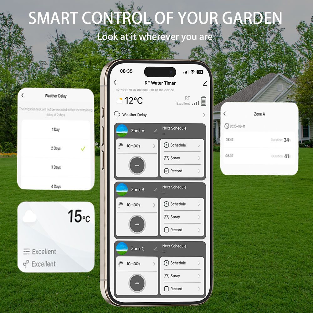 جهاز تحكم بالري الأوتوماتيكي ا - مراجعة Wifi Irrigation Timer وسعره